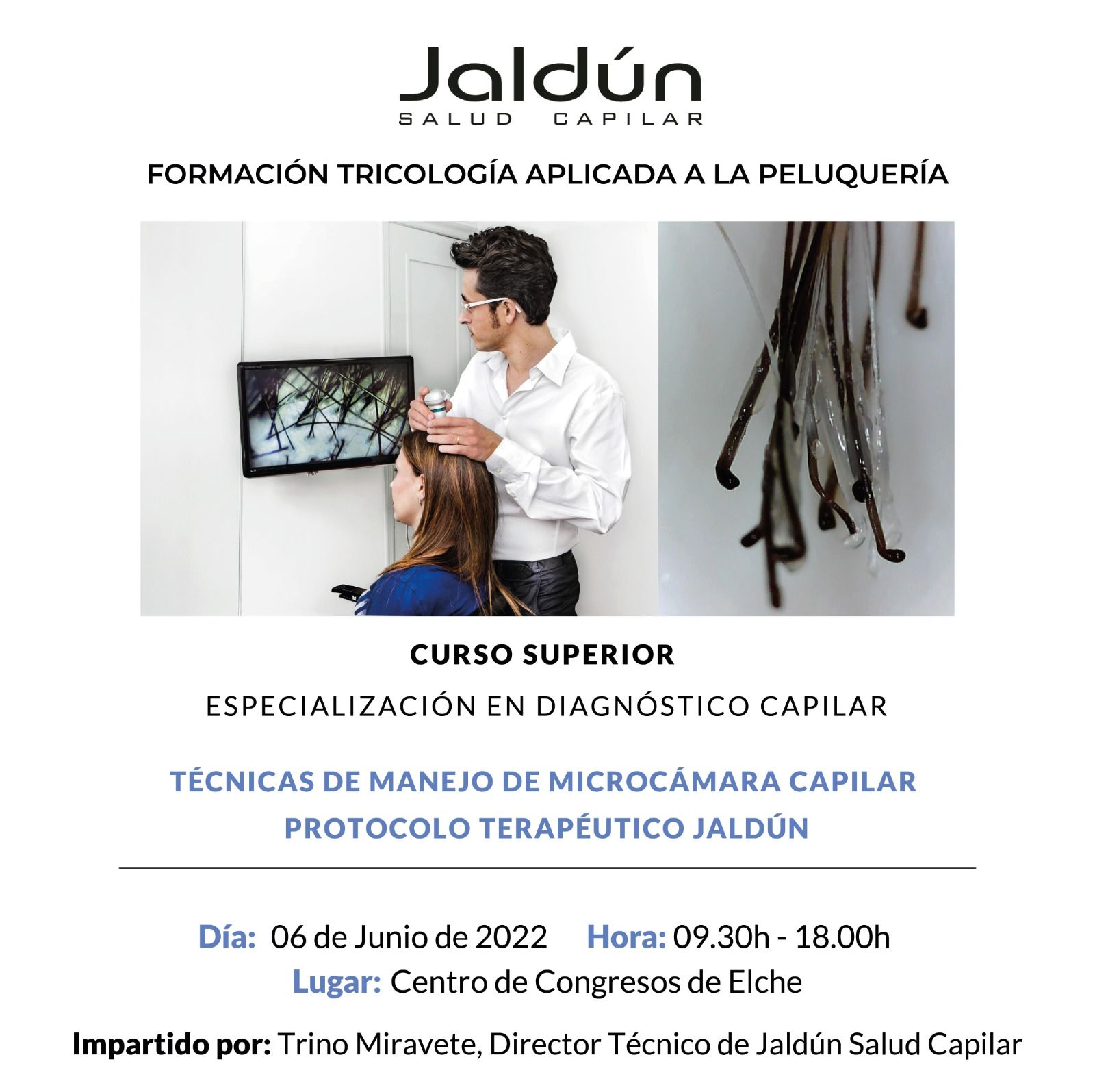 Curso Diagnóstico Capilar Jaldún 6 de Junio